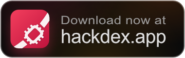 Download now at hackdex.app